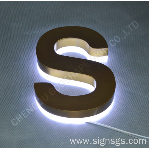 Custom Lightbox Luminated letters Sign